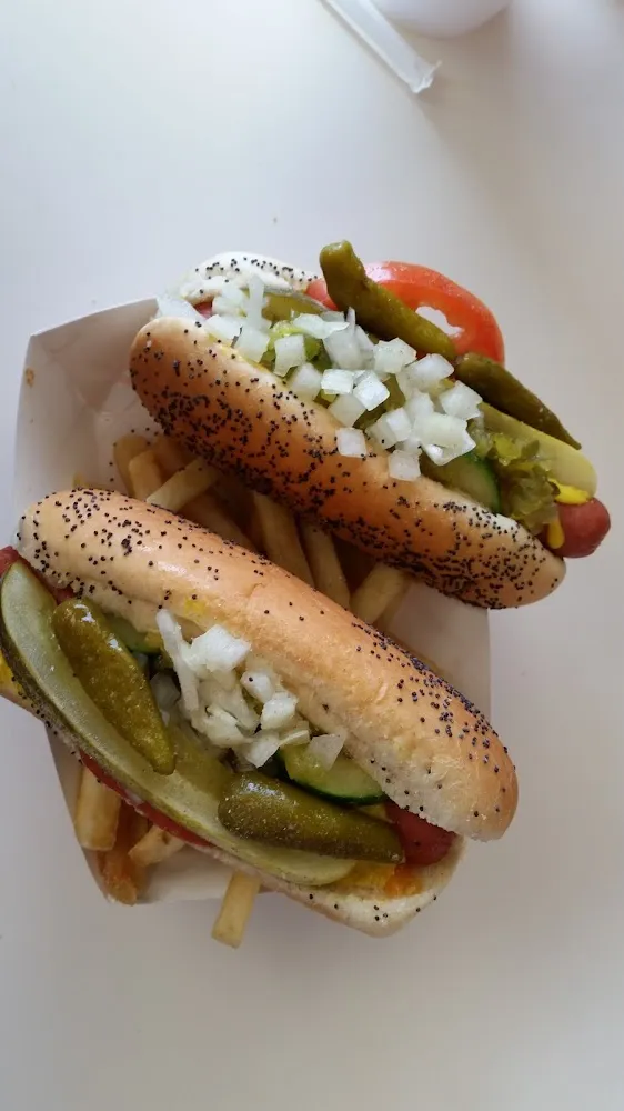 Chicago Dogs and Fries