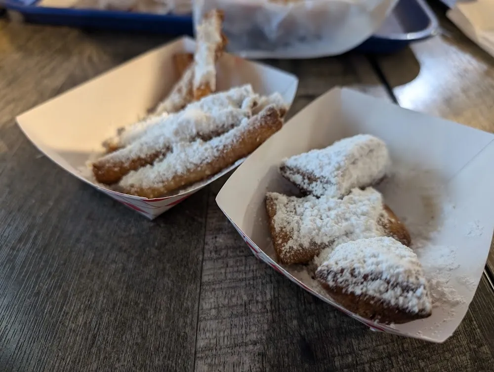 Funnel Cake Fries w Powdered Sugar with Powdered Sugar